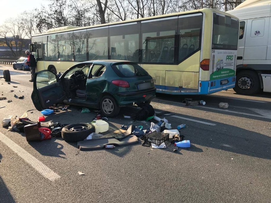 Zdjęcie z miejsca wypadku /Śląska policja /