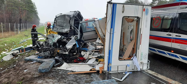 Zdjęcie z miejsca wypadku /Śląska policja /