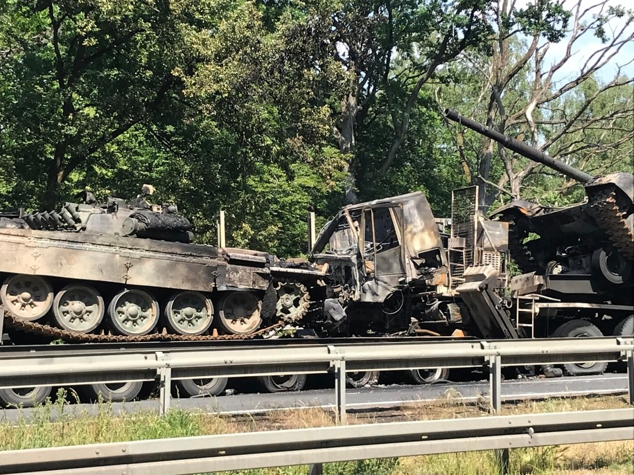 Zdjęcie z miejsca wypadku / 	Marcin Bielecki    /PAP