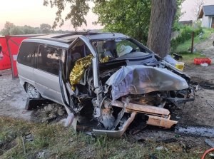 Zdjęcie z miejsca wypadku /KPP Sztum /Policja