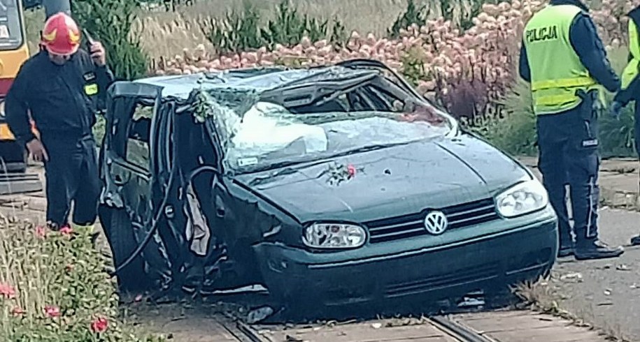 Zdjęcie z miejsca wypadku /Gorąca Linia /