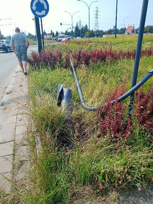 Zdjęcie z miejsca wypadku /Gorąca Linia /