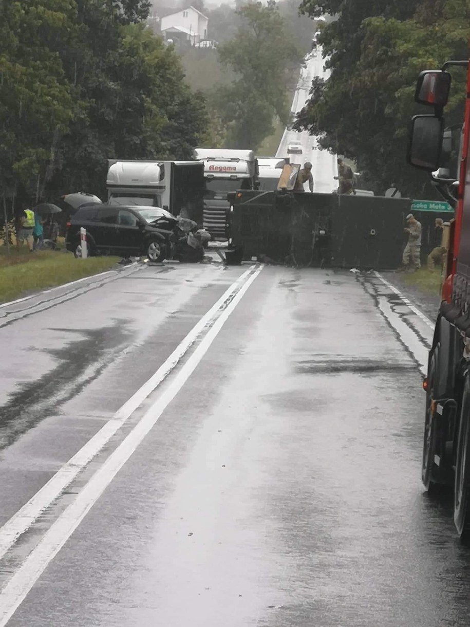 Zdjęcie z miejsca wypadku /Gorąca Linia RMF FM
