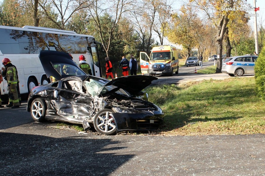 Zdjęcie z miejsca wypadku /Policja Kłobuck /
