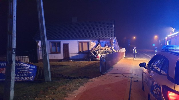 Zdjęcie z miejsca wypadku /KW PSP Kielce /