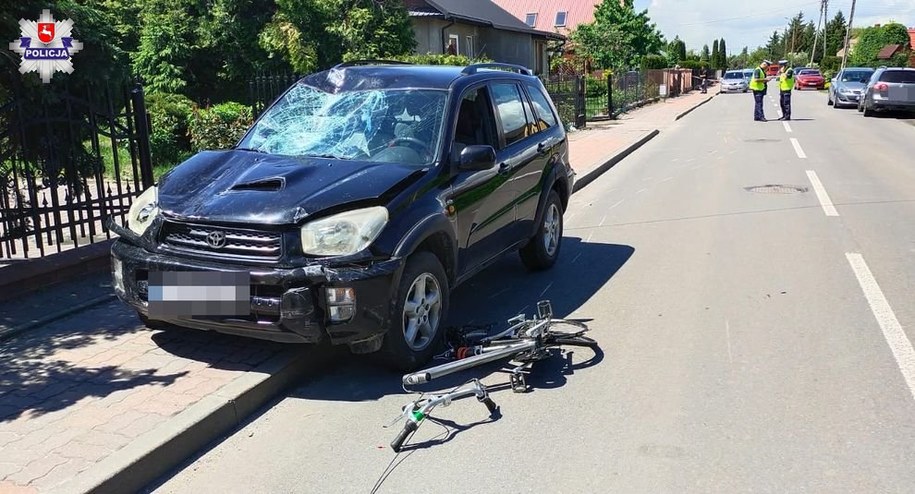 Zdjęcie z miejsca wypadku /Lubelska Policja /