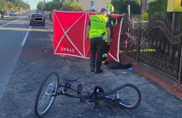 Zdjęcie z miejsca wypadku /Policja