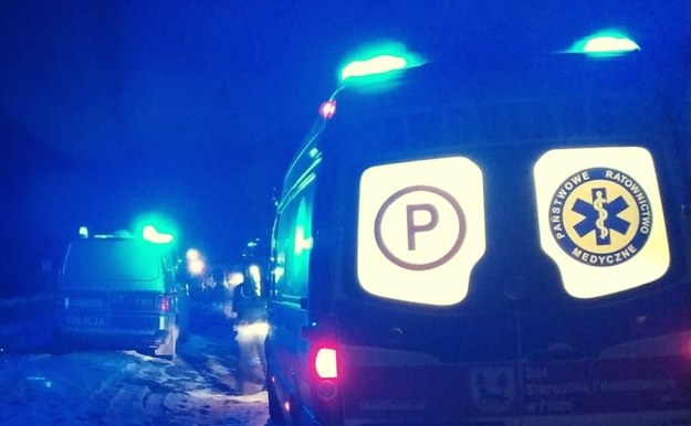 Zdjęcie z miejsca wypadku /Komenda Powiatowa Policji w Piszu /