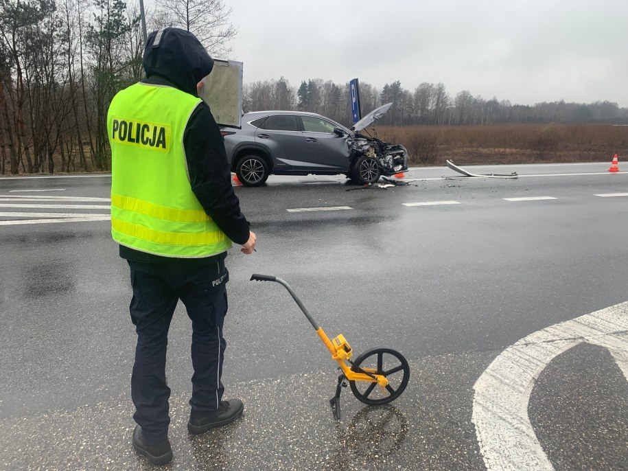Zdjęcie z miejsca wypadku /Fotografia Ratownicza Konrad Sikorski /Gorąca Linia RMF FM
