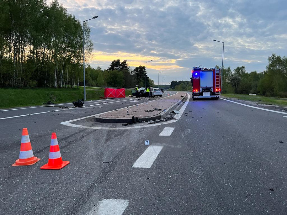 Zdjęcie z miejsca wypadku /Policja Podkarpacka /