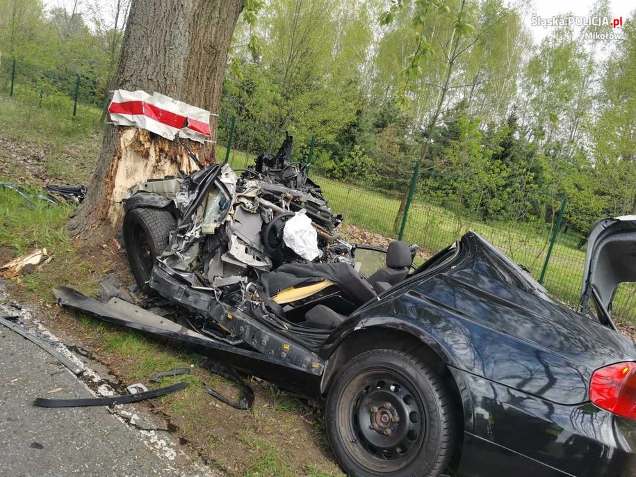 Zdjęcie z miejsca wypadku /Policja