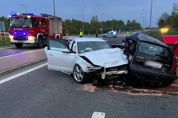 Zdjęcie z miejsca wypadku /Policja Podkarpacka /