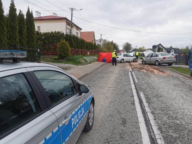 Zdjęcie z miejsca wypadku /Policja w Starachowicach /Policja