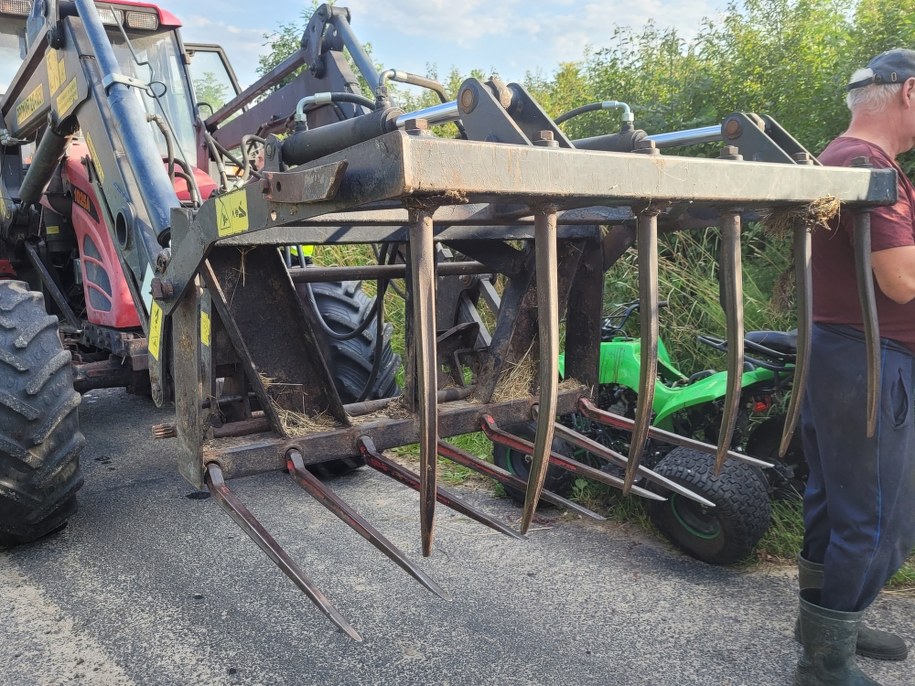 Zdjęcie z miejsca wypadku /infoiława.pl /