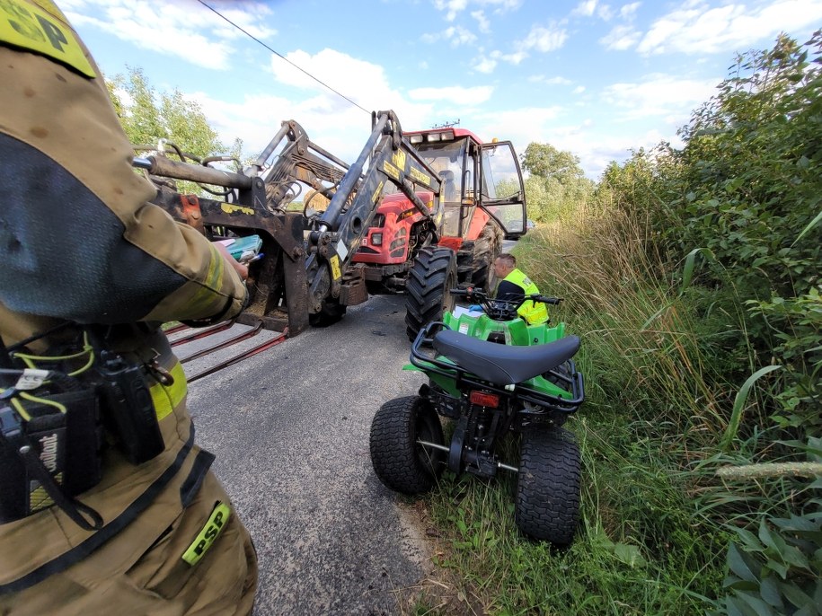 Zdjęcie z miejsca wypadku /infoiława.pl /