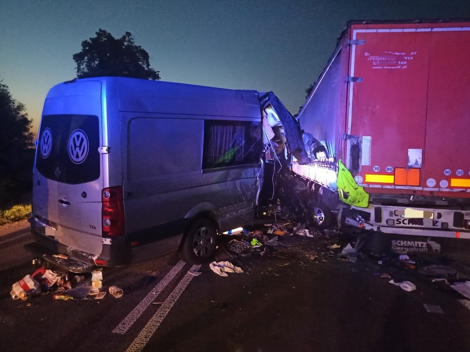 Zdjęcie z miejsca wypadku /Policja Lubelska /Policja