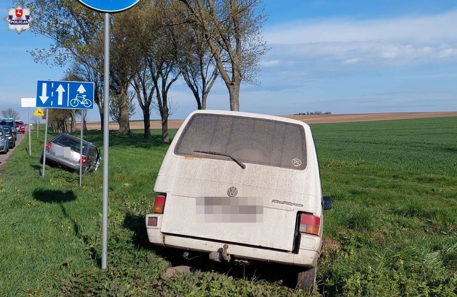 Zdjęcie z miejsca wypadku /Lubelska Policja /Policja