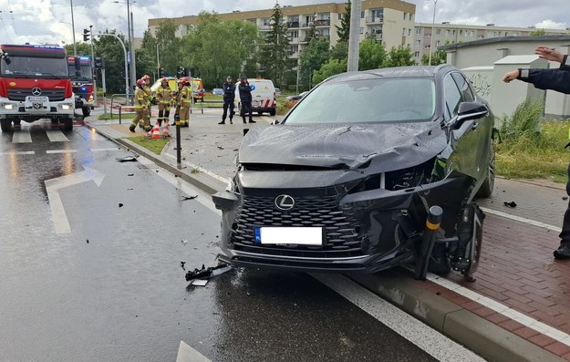 Zdjęcie z miejsca wypadku /KM PSP Gdynia /