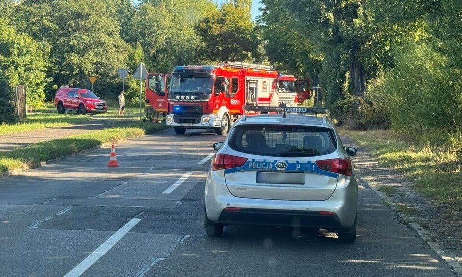 Zdjęcie z miejsca wypadku /Gorąca Linia RMF FM