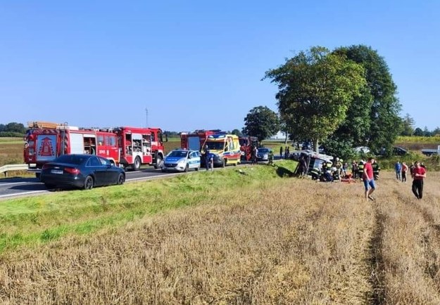 Photo from the accident scene /On Świętokrzyskie Street/