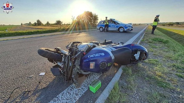 Zdjęcie z miejsca wypadku /Policja Lubelska /Policja