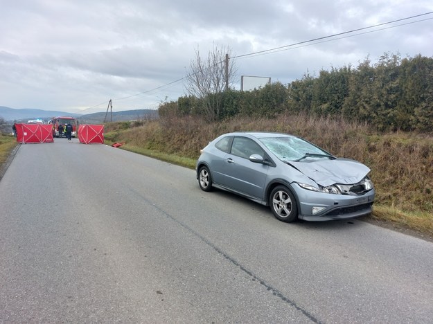 Zdjęcie z miejsca wypadku /Policja Podkarpacka /