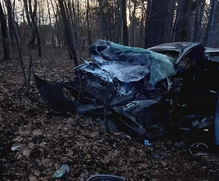 Zdjęcie z miejsca wypadku /Śląska policja /Policja