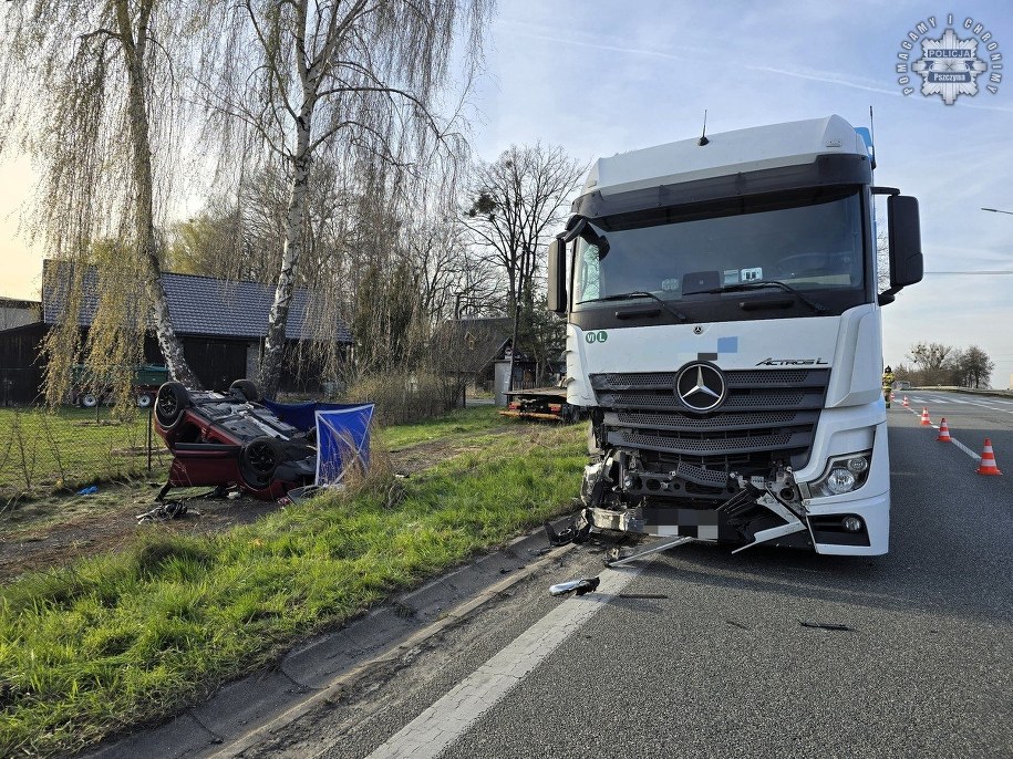 Zdjęcie z miejsca wypadku /Policja Śląska /