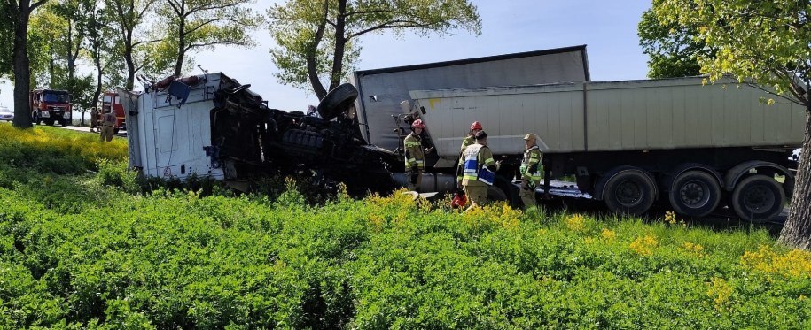 Zdjęcie z miejsca wypadku /KPP Prudnik /