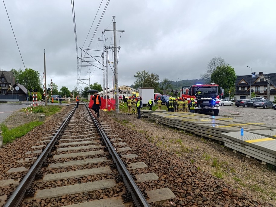 Zdjęcie z miejsca wypadku /KP PSP Zakopane /