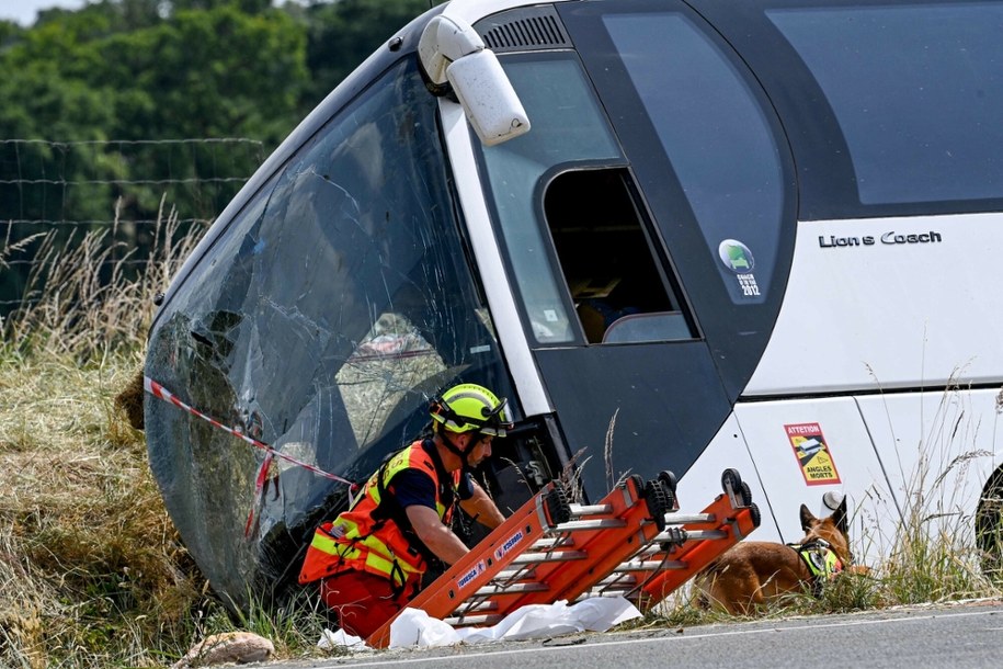Zdjęcie z miejsca wypadku /JEAN-FRANCOIS MONIER / AFP /East News