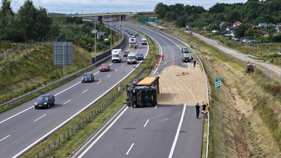 Zdjęcie z miejsca wypadku /Adam Wójcik /Gorąca Linia RMF FM