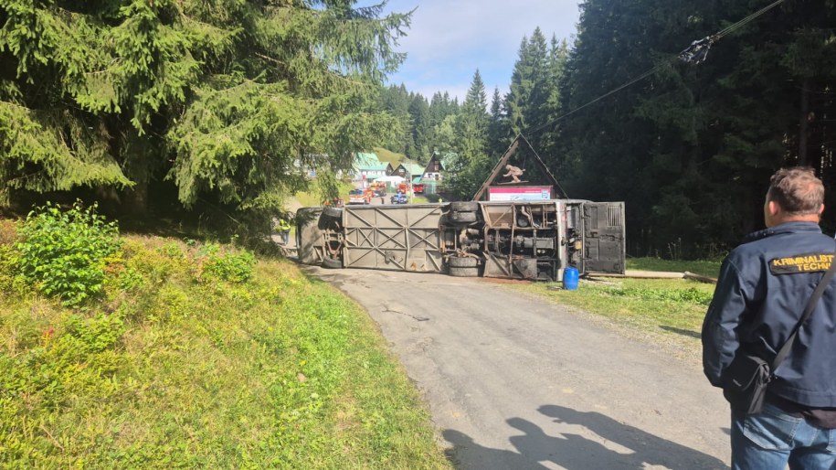 Zdjęcie z miejsca wypadku /Policie České republiky /