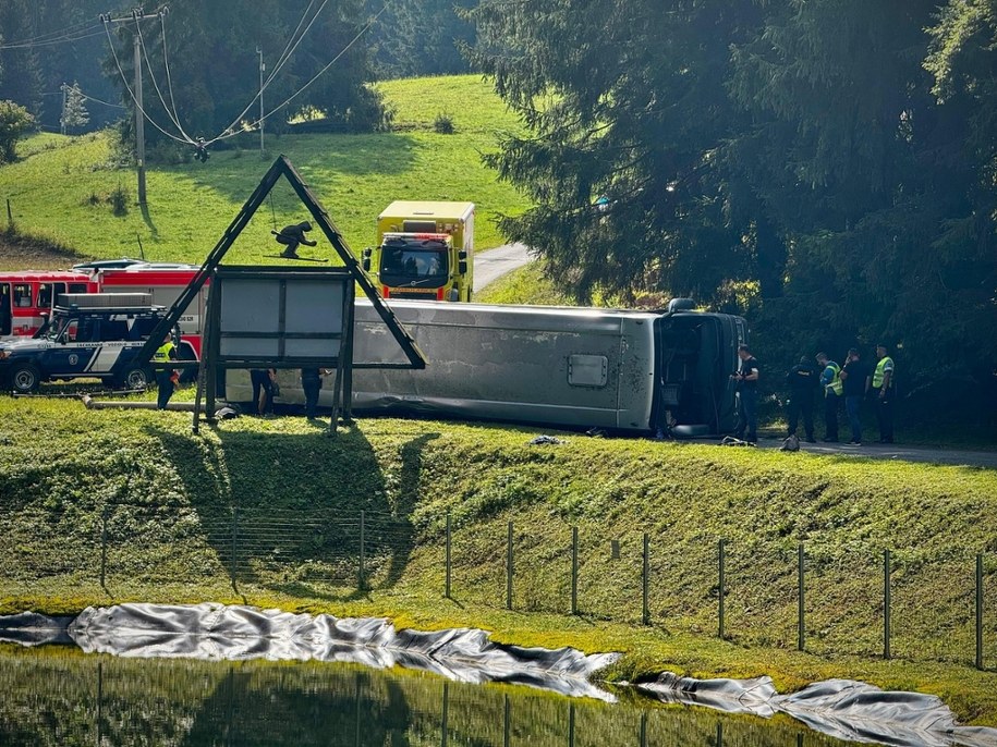 Zdjęcie z miejsca wypadku /Policie České republiky /