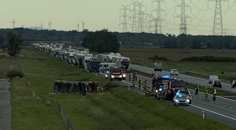 Zdjęcie z miejsca wypadku /Gorąca Linia RMF FM