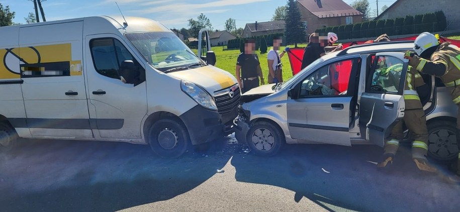 Zdjęcie z miejsca wypadku /KPP Mielec /Policja