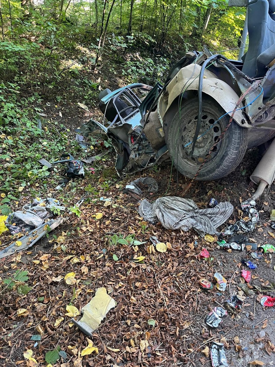 Zdjęcie z miejsca wypadku / KPP Bartoszyce /Policja