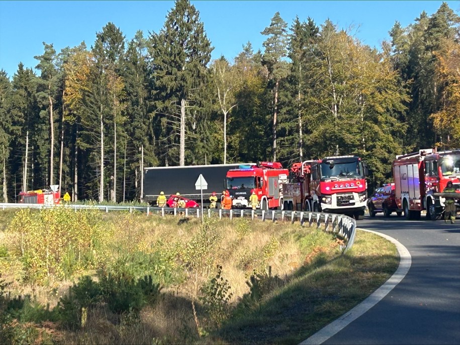 Zdjęcie z miejsca wypadku /Aneta Łuczkowska /RMF FM