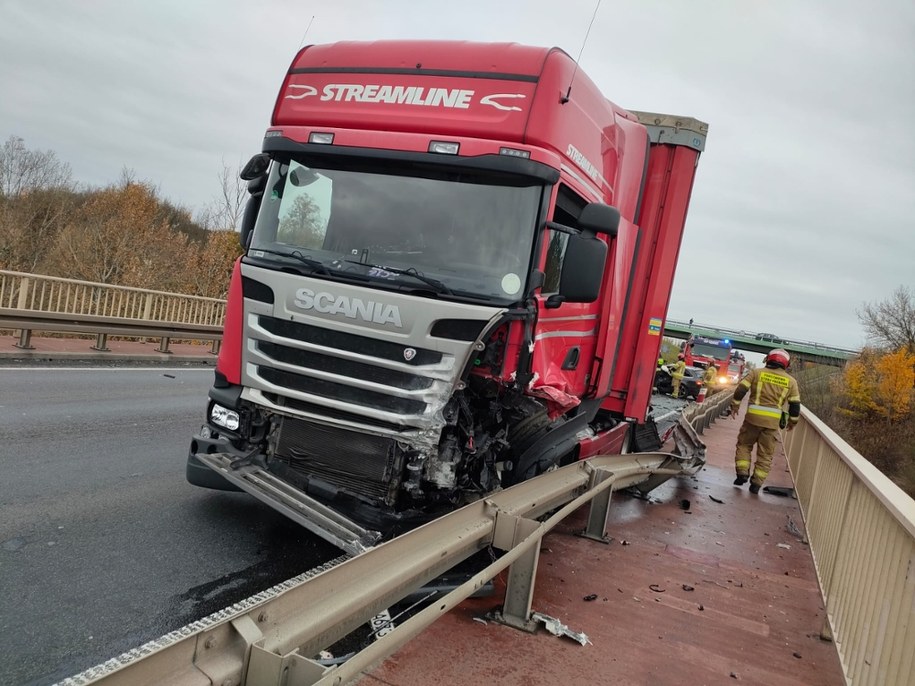 Zdjęcie z miejsca wypadku /Policja