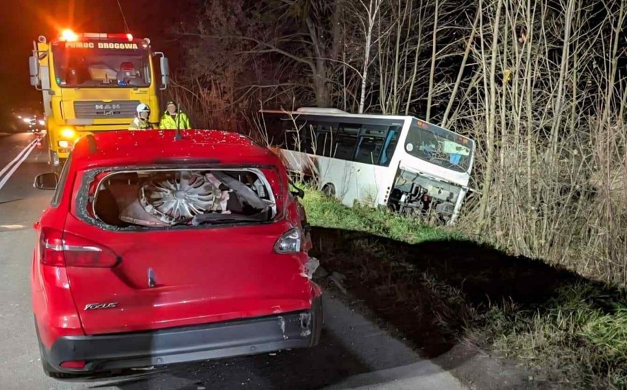 Zdjęcie z miejsca wypadku /Śląska policja /Policja