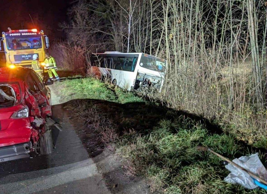 Zdjęcie z miejsca wypadku /Śląska policja /Policja