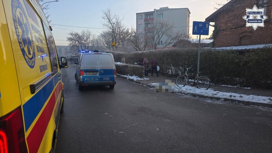 Zdjęcie z miejsca wypadku /Komenda Powiatowa Policji w Tarnowskich Górach /