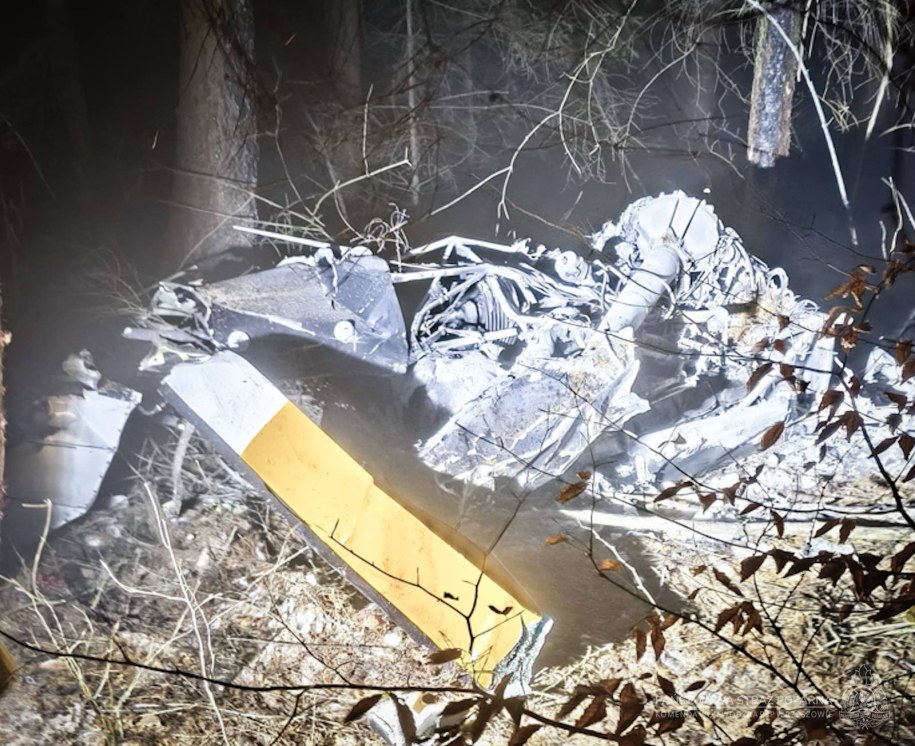 Zdjęcie z miejsca wypadku /Komenda Wojewódzka PSP w Rzeszowie