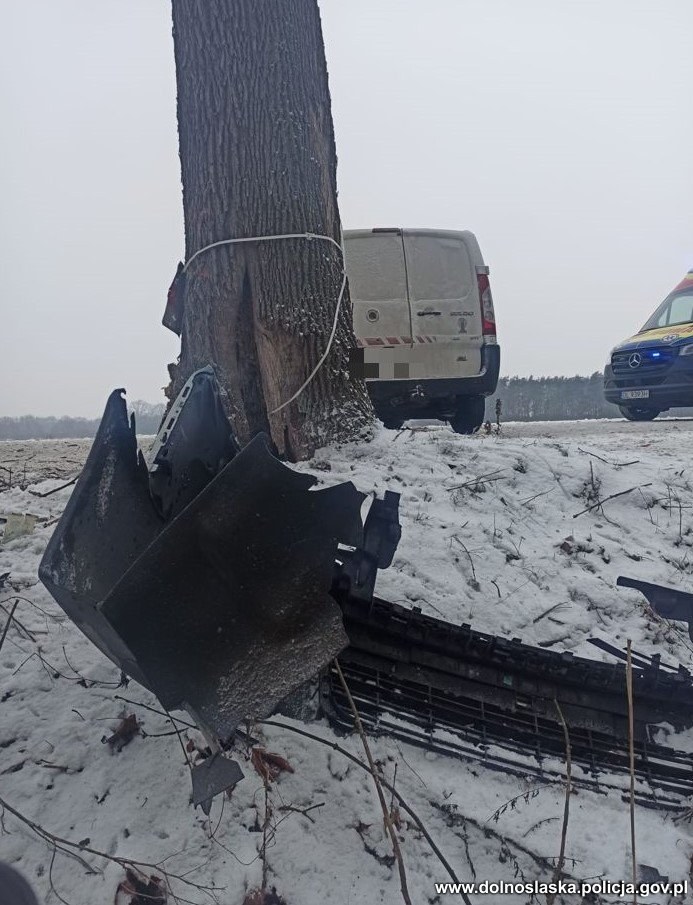 Zdjęcie z miejsca wypadku /Policja