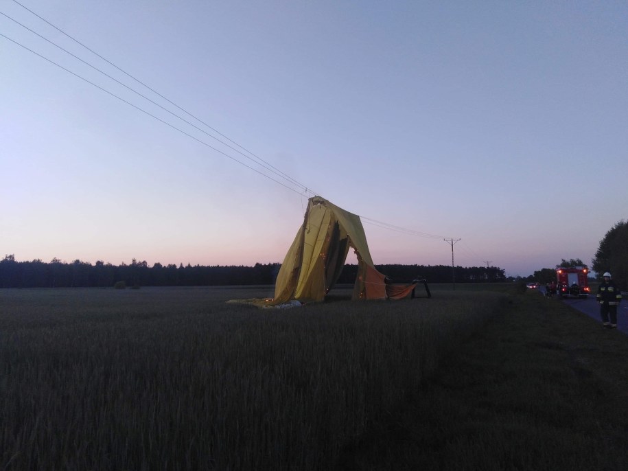 Zdjęcie z miejsca zdarzenia, które dostaliśmy na Gorącą Linię RMF FM /WAREZ Marcin Kaczmarek  /Gorąca Linia RMF FM