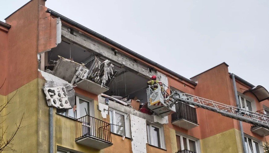 Zdjęcie z miejsca zdarzenia/KW PSP Olsztyn /Państwowa Straż Pożarna /