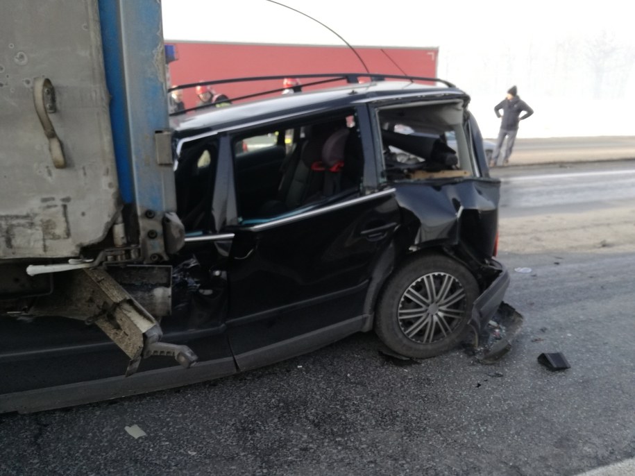 Zdjęcie z miejsca zdarzenia /Bielskie Drogi /Gorąca Linia RMF FM