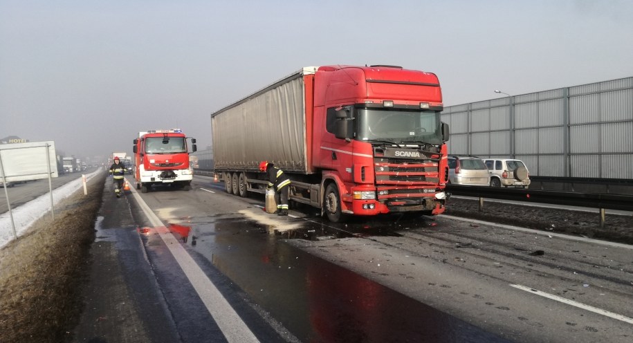 Zdjęcie z miejsca zdarzenia /Bielskie Drogi /Gorąca Linia RMF FM