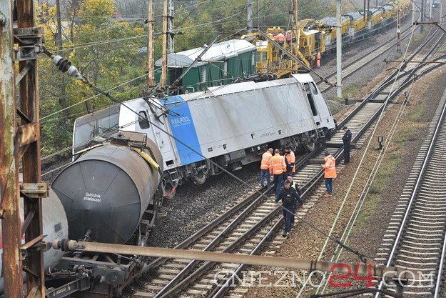 Zdjęcie z miejsca zdarzenia /Rafał Wichniewicz/Gniezno24.com /