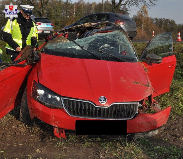 Zdjęcie z miejsca zdarzenia /http://lubelska.policja.gov.pl/ /